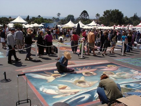 I Madonnari Festival, Santa Barbara Mission