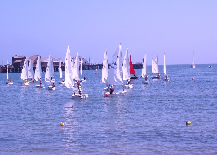 Sterns Wharf and Seashell Beach, Santa Barbara