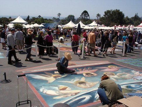 I Madonnari Festival, Santa Barbara Mission