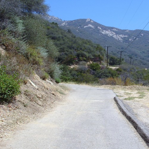 Approach to Seven Falls, Mission Canyon, Santa Barbara